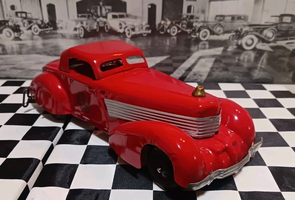  Raro Wyandotte 1936-1937 Cord Sportsman Jefe de Bomberos Cuerda Coche  Foto 3 de 4