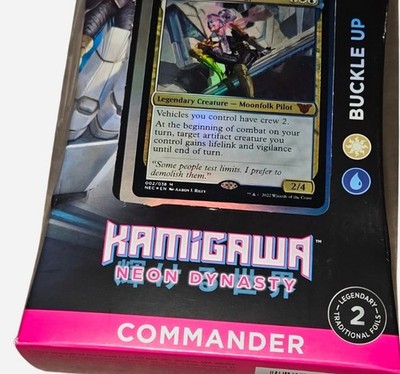 Mtg Magic the Gathering Commander Kamigawa Neon Dynasty Buckle Up Sealed