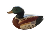 De Colección Jasco Cerámica Pato Pelusa Removedor Cepillo MallardFigura Señuelo 5 x 3.5 pulgadas