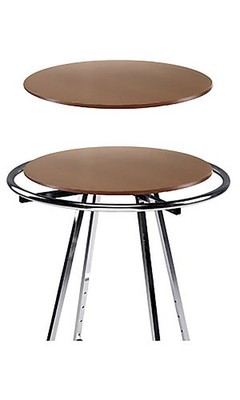 SSWBasics Cherry Wood Topper for Round Clothing Racks (30'' Diameter)