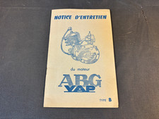 Ancienne notice d'entretien moteur ABG VAP Type B moto mobylette