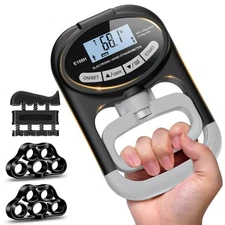 Grip Strength Tester Trainer Dynamometer - Hand Grip Dynamometer with Hand gr...