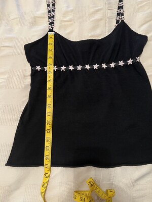 Chanel CC Black Camisole Tank Top Size 42 | eBay