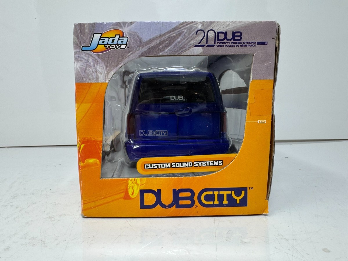 Jada Dub City 2001 Chevy Astro Van Blue 1:24 Diecast KMC Wheels 20
