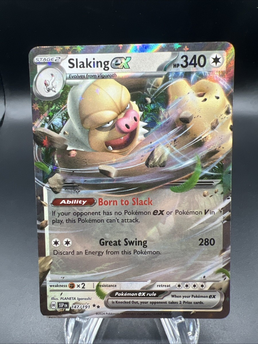 Slaking ex 147/191 Sv08: Surging Sparks Holo Slaking ex 147/191 Sv08: Surging Sparks Holo