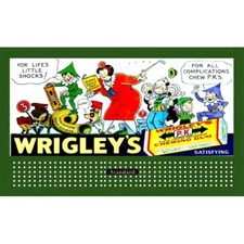 WRIGLEY'S GUM BILLBOARD INSERT LIONEL Compatible 310/American Flyer