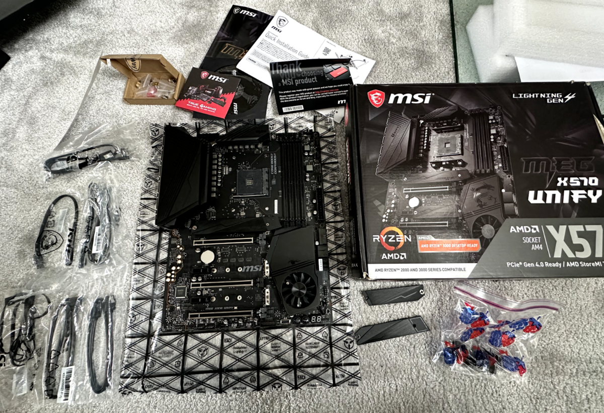 X570 Motherboard X570 Unify Msi Unify Motherboard Meg X570 Unify