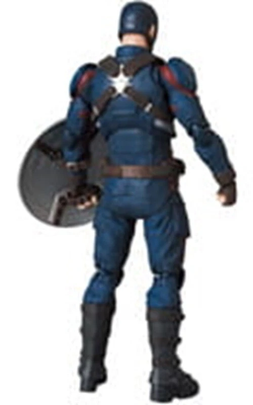 Экшн-фигурка MAFEX No.130 Captain America Avengers Endgame Marvel Medicom Япония - Изображение 4 из 4