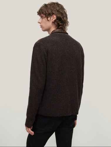 John Varvatos Ellington Jacket Men’s Brown Cashmere Size XS - Picture 6 of 12