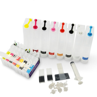 T1590 -T1599 CISS For Epson Stylus Photo R2000 CISS With ARC Chip 8Colors/Set