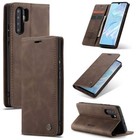 Handyhülle Schutz Case für Huawei P30 Pro Flip Cover Tasche Etuis Bumper Braun