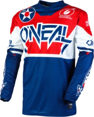 O'NEAL ELEMENT Jersey MTB MX Medium WARHAWK Blue/Red