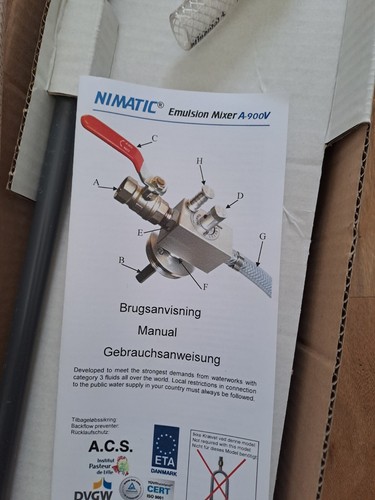 Nimatic 301007 Emulsion Mixer A-900V - Picture 6 of 9