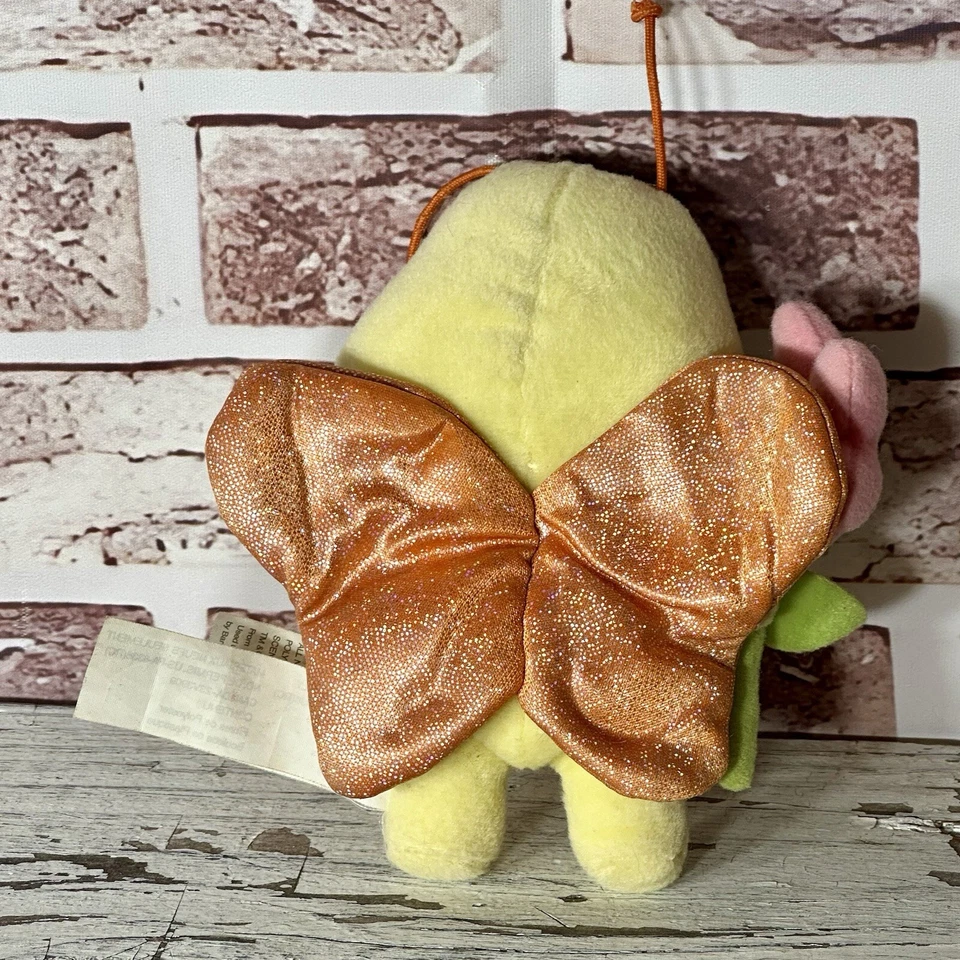 2004 RARE HTF Vintage Strawberry Shortcake Bandai Butterfly Plush Toy #15570 - Image 4 of 4