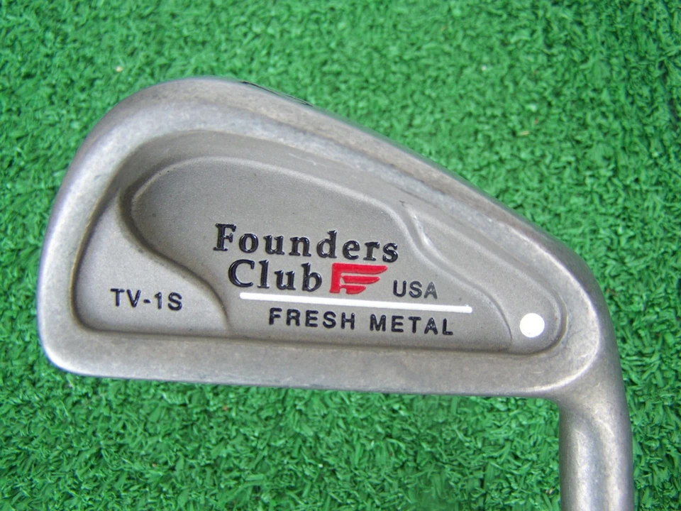 Founders Club TV-1S Fresh Metal 2 Iron 19 Degree Steel Shaft White Dot NEW RH - Image 2 of 4