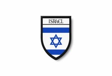 Patch Iron-On Embroidered Badge Printed Flag Israel Israeli