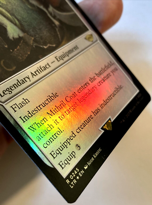 MTG Mithril Coat *FOIL* The Lord of the Rings 0245 Pack Fresh | eBay