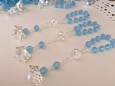15 Recuerdos De Bautizo / Recuerdos De Comunion / Mini Rosary/ Baptism Favors