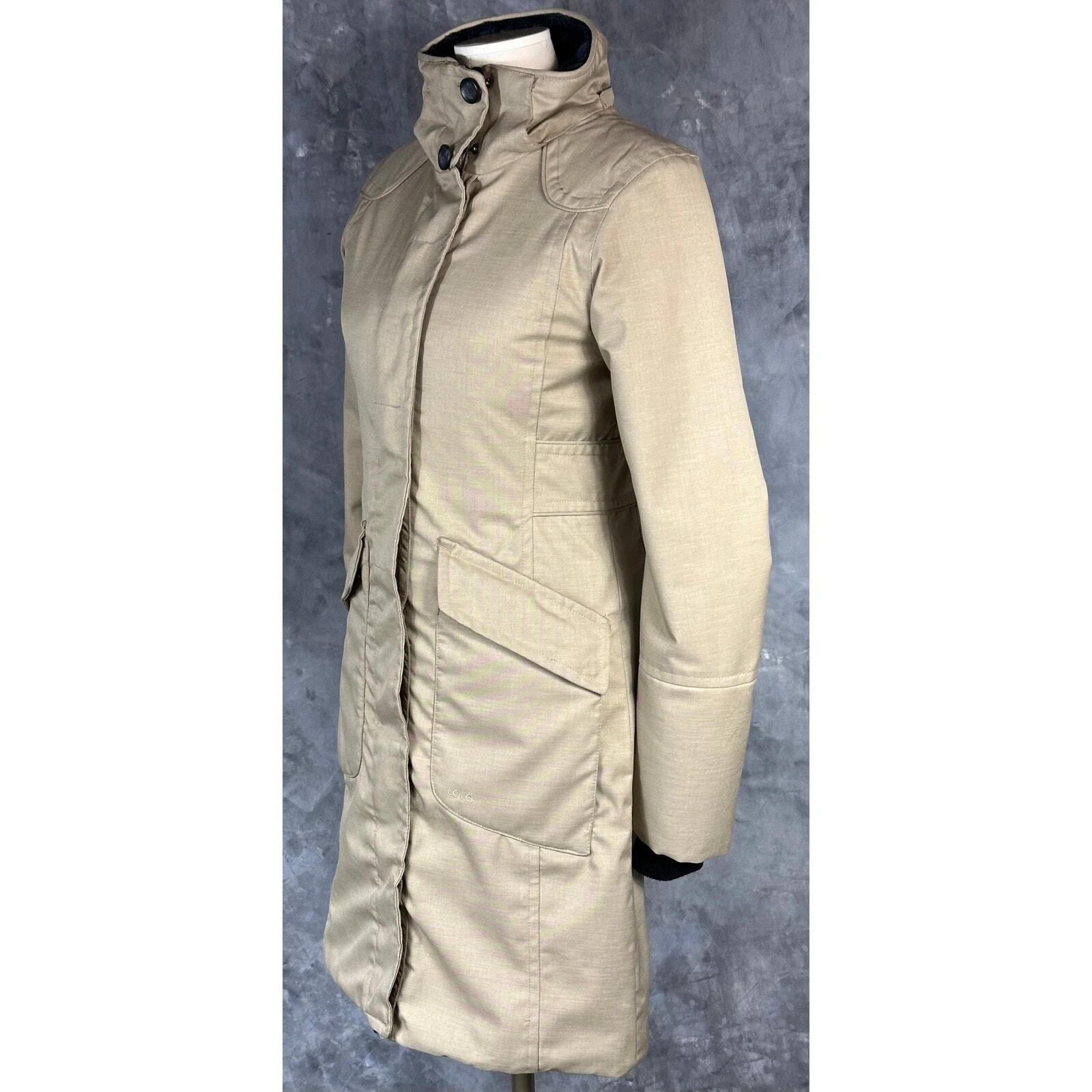 lole hooded longer jacket