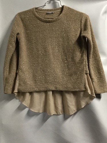 zara top with contrast sweater