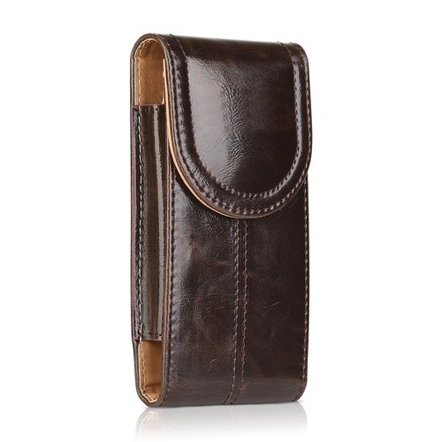 For Smart Phone Covers Case Leather Mobile Phone holder Pouch Flip Belt Clip - Picture 20 of 21