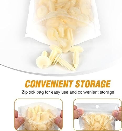 50x For GM Chevy GMC Buick Door Trim Panel Retainer Car Fasteners Clips Push Pin - Picture 8 of 17