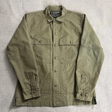 Filson Dry Tin Jac Shirt Men's XS Otter Green 20258678 Snap