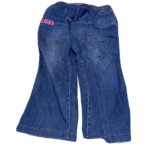 Boot Leg Stretch Blue Jeans USA Pocket 