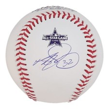 Matt Barnes Signed 2021 All Star Baseball Beckett BAS Holo Washington Nationals!