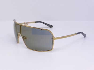 Vintage Valentino Sonnenbrille V 1138/S 577 99-01 Gold mit gold verspiegelten Gläsern Y2K