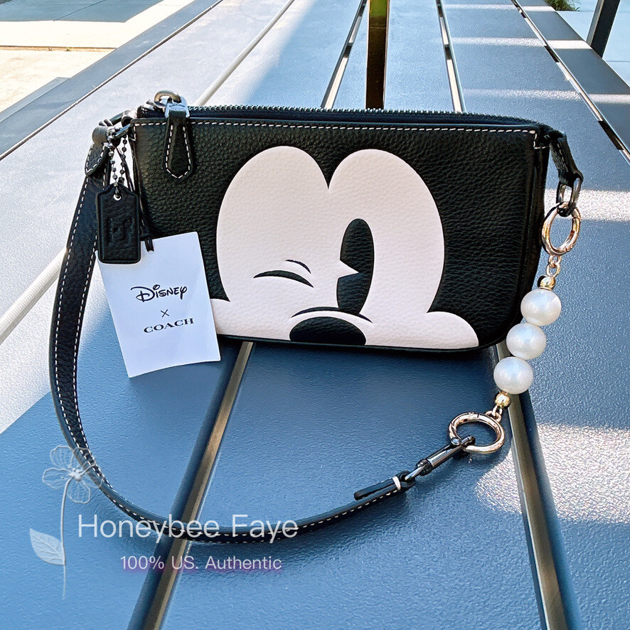 NWT Disney X Coach CN506 Nolita 19 With Wink Mickey Mouse +