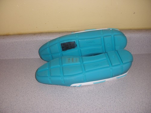 NIB WOMEN'S LACE LOAFER SWIMS US 10 EUR 40 TURQUOISE/WHITE - Picture 4 of 5