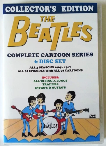 The BEATLES Cartoons - Complete 1960's Cartoons TV Series 6 Disc DVD Set