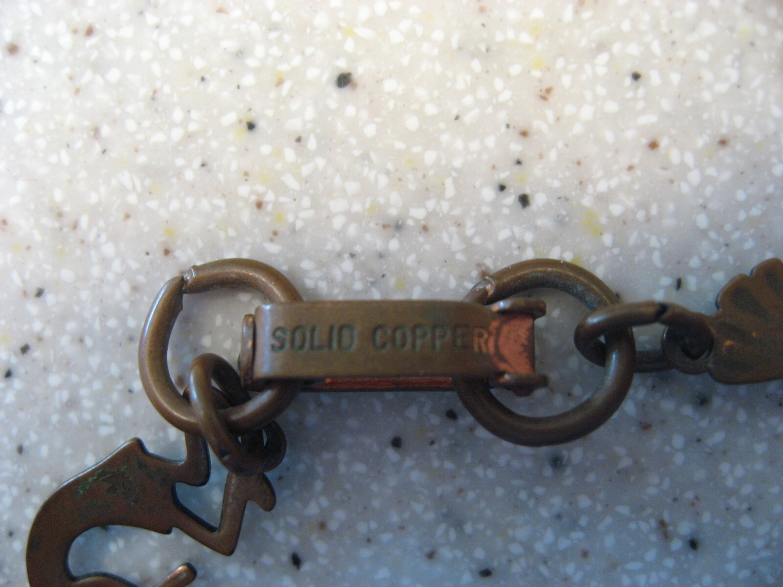 Vintage Solid Copper Kachina Dancer Bracelet Sout… - image 3