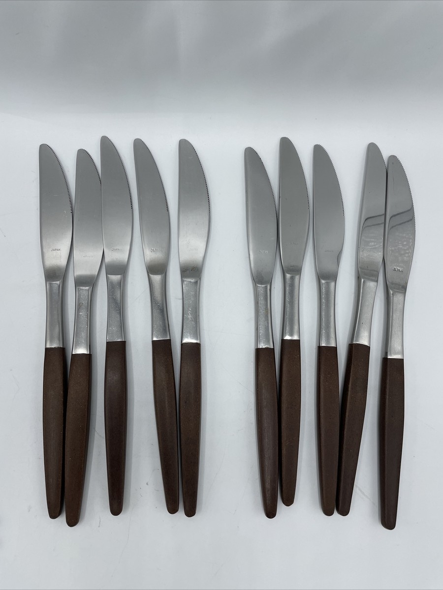 【John Biggin】【純銀ハンドル】 Art Deco ティーナイフ 6本 John Biggin】【純銀ハンドル】 Art Deco ティーナイフ 6本