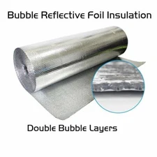 REFLECTIX Continuous Double Bubble Reflective Foil Insulation Roll 12" X 4' R8