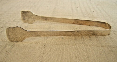 950 STERLING SILVER CREAMER & SUGAR & TONGS IN BOX FITTED - Picture 6 of 8
