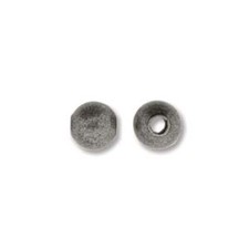 5mm Round Beads Antiqued Silver Plated 43012 144