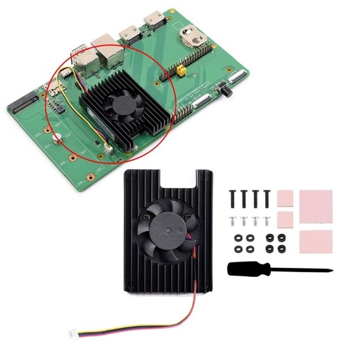 Low Noise Heatsink Fan Cooling Heat Sink Radiators Heat Dissipation Fan For CM5 - Afbeelding 6 van 8