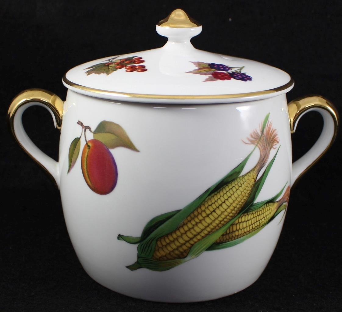 Royal Worcester Evesham Gold 40 Ounce Marmite with Lid | eBay