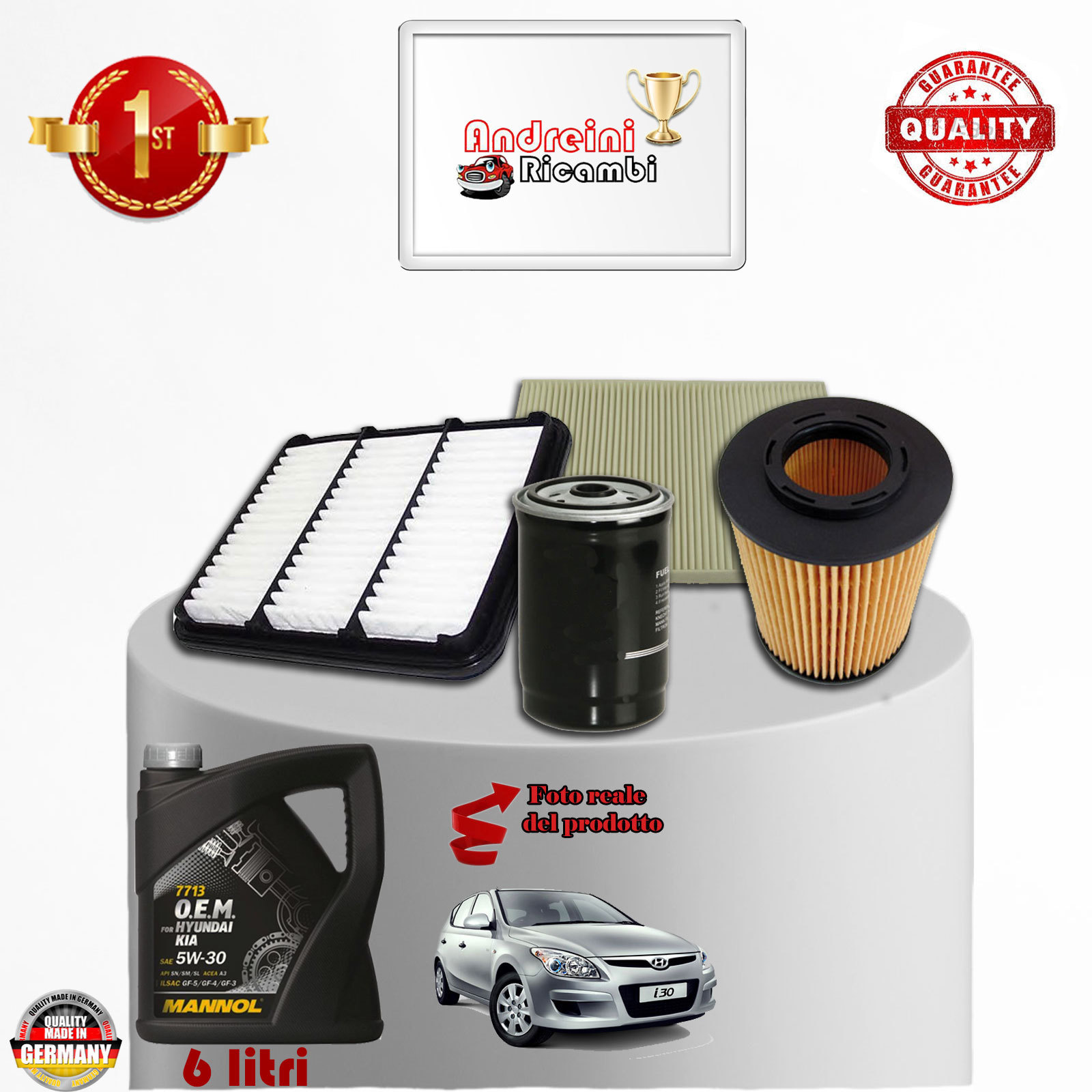 KIT TAGLIANDO FILTRI E OLIO AUDI A5 1.8 TFSI 118KW 160CV DAL 2010 - Foto 2