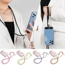 Mobile Phone Lanyard Crossbody Neck Cord Clip Hanging Wrist Strap Antilost 160cm