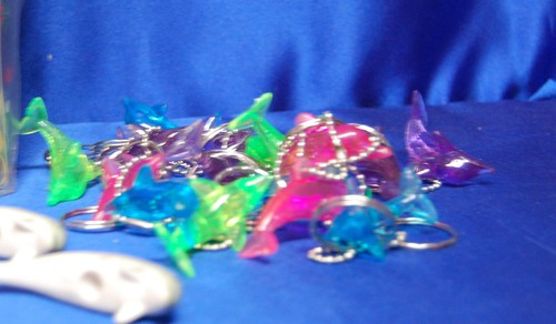 Dolphin Party # 9 Tablecover Napkins Plates Pencil Topper Key Chains - Picture 5 of 7