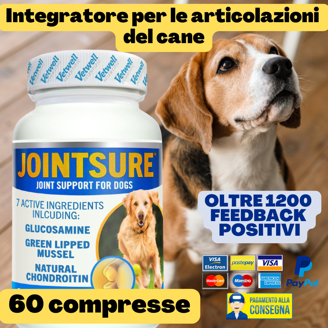JOINTSURE Integratore Cane Cozza Verde: Torna a Correre nel Parco