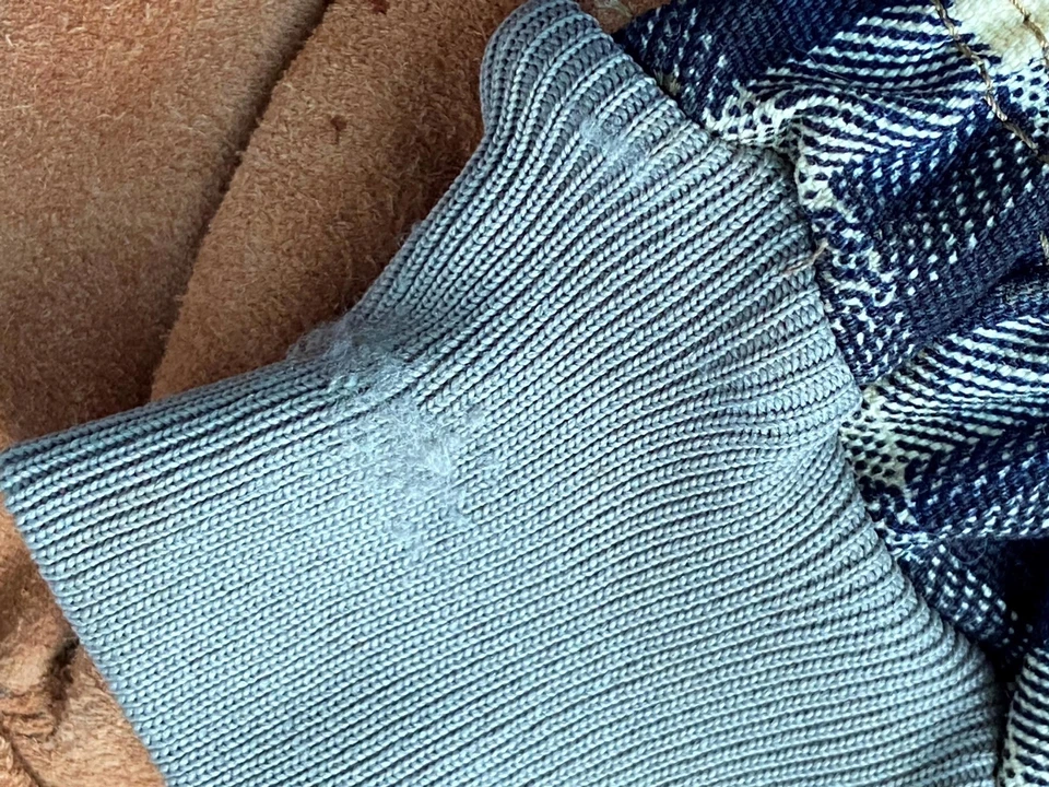 Guantes de trabajo Carhartt de gamuza a cuadros para hombre Thinsulate utilitario tejido puño talla mediana Foto 3 de 4