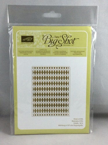 Stampin up Textured Impressions Argyle Embossing Folder Retired 127750 ...