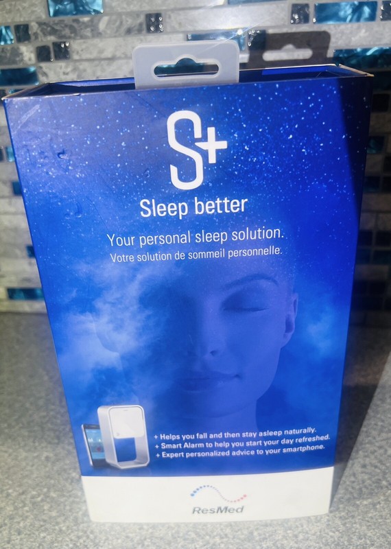 S+ Sleep Better Monitor Bluetooth System By ResMed Personal Help Solution New