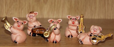 Cochons Musiciens artisanat Peruvien