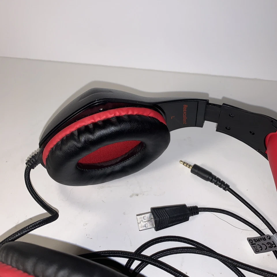 Beexcellent GM-1 Pro Gaming Headset Black+Red In GREAT CONDITION!!! - Image 3 of 4