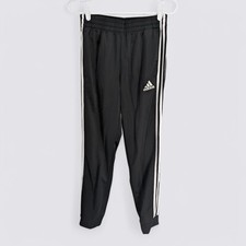 Adidas Men's Essentials French Terry Tapered Cuff 3-Stripes Pants Size Small